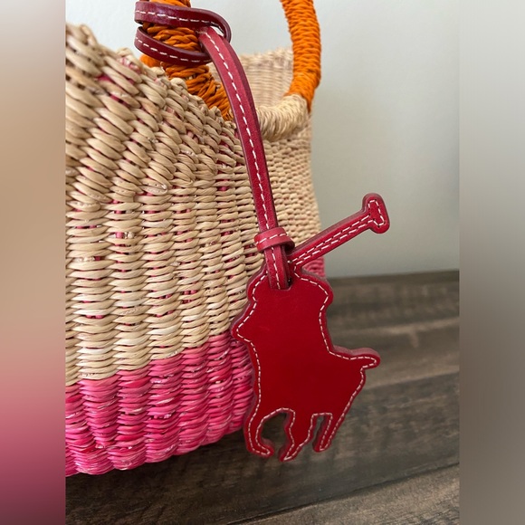 Ralph Lauren hand woven wicker bag - Picture 6 of 10